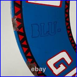 Kalamalka Enamel Sign Ø 50cm (19.7) Big Vintage Gasoline Station Decoration