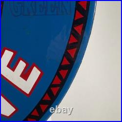 Kalamalka Enamel Sign Ø 50cm (19.7) Big Vintage Gasoline Station Decoration