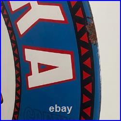 Kalamalka Enamel Sign Ø 50cm (19.7) Big Vintage Gasoline Station Decoration