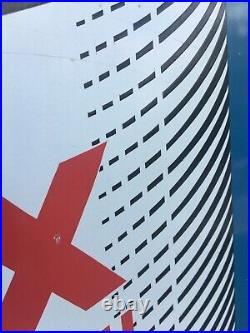 LARGE GENUINE VINTAGE 1950s DULUX PAINT SIGN SILK SCREEN ENAMEL ON METAL RARE LARGE GENUINE VINTAGE 1950s DULUX PAINT SIGN SILK SCREEN ENAMEL ON METAL RARE
