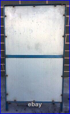 LARGE GENUINE VINTAGE 1950s DULUX PAINT SIGN SILK SCREEN ENAMEL ON METAL RARE LARGE GENUINE VINTAGE 1950s DULUX PAINT SIGN SILK SCREEN ENAMEL ON METAL RARE