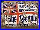 LARGE_Vintage_Enamel_Sign_The_People_SATURDAY_Newspaper_NEWS_SPORT_GIFT_MAN_CAVE_01_mtd