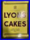 LYONS_CAKES_Vintage_Enamel_Sign_Double_Sided_Fantastic_Original_Condition_01_gakn
