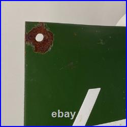 Land Rover Enamel Sign 50x40cm (19.7x15.7) Vintage Porcelain Garage Signage