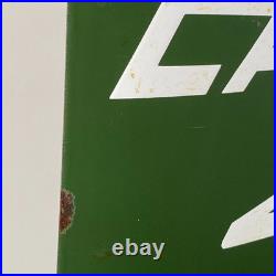 Land Rover Enamel Sign 50x40cm (19.7x15.7) Vintage Porcelain Garage Signage