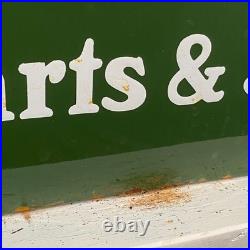 Land Rover Enamel Sign 50x40cm (19.7x15.7) Vintage Porcelain Garage Signage