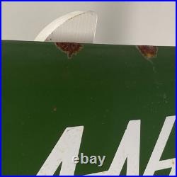 Land Rover Enamel Sign 50x40cm (19.7x15.7) Vintage Porcelain Garage Signage