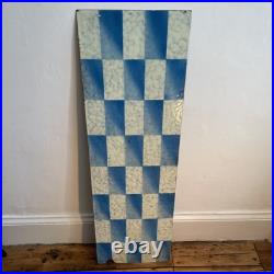 Large Enamel Vintage Kitchen Splashback Sign Bathroom Garden Wall Art