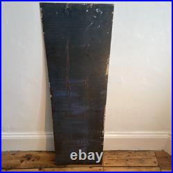 Large Enamel Vintage Kitchen Splashback Sign Bathroom Garden Wall Art