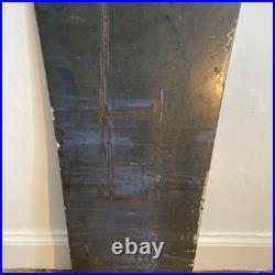 Large Enamel Vintage Kitchen Splashback Sign Bathroom Garden Wall Art