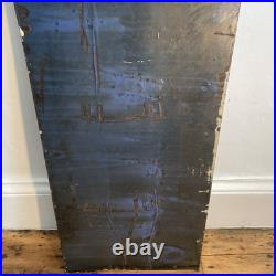 Large Enamel Vintage Kitchen Splashback Sign Bathroom Garden Wall Art