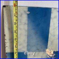 Large Enamel Vintage Kitchen Splashback Sign Bathroom Garden Wall Art