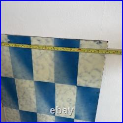 Large Enamel Vintage Kitchen Splashback Sign Bathroom Garden Wall Art