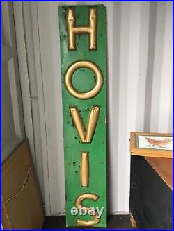 Large Original Antique Vintage Hovis Bakery Shop Advertising Sign Not Enamel