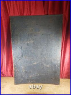 Large Original Vintage French Enamel Advertising Sign For Dyes