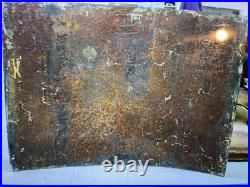 Large Original Vintage shopfitters enamel sign from Clapham