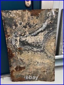 Large Vintage Enamel Lyons Ice-cream Sign 58cm X 88cm