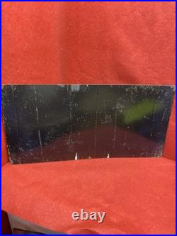 Large Vintage Enamel Sign ROLEX Official Retailer Watch Specialist CROWN Green