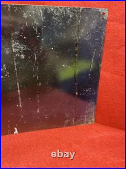 Large Vintage Enamel Sign ROLEX Official Retailer Watch Specialist CROWN Green