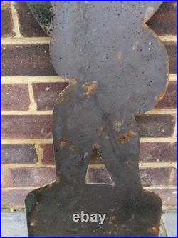 Large Vintage Enamel Steel ESSO Mrs Drip Sign 31.5 X 14