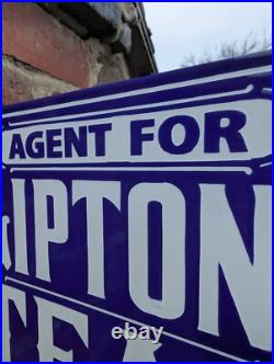 Liptons Tea Double Sided Enamel Sign Liptons Tea Sign Cafe Sign Tea Shop Vintage Liptons Tea Double Sided Enamel Sign Liptons Tea Sign Cafe Sign Tea Shop Vintage
