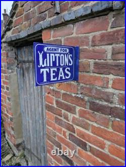 Liptons Tea Double Sided Enamel Sign Liptons Tea Sign Cafe Sign Tea Shop Vintage Liptons Tea Double Sided Enamel Sign Liptons Tea Sign Cafe Sign Tea Shop Vintage