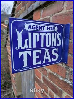 Liptons Tea Double Sided Enamel Sign Liptons Tea Sign Cafe Sign Tea Shop Vintage Liptons Tea Double Sided Enamel Sign Liptons Tea Sign Cafe Sign Tea Shop Vintage