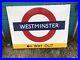 London_underground_enamel_sign_Westminster_retail_pub_vintage_01_lwnl
