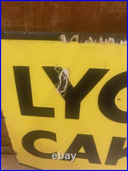 Lyons Cakes enamel sign nice aged condition