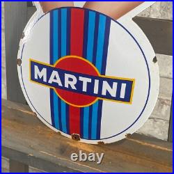 MARTINI Enamel Sign 28.3x17.7 (72x45cm) Retro Garage Vintage Antique Store Sign MARTINI Enamel Sign 28.3x17.7 (72x45cm) Retro Garage Vintage Antique Store Sign