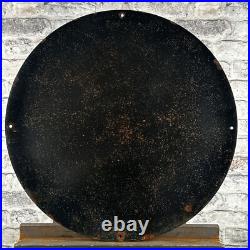 MERCEDES BENZ Enamel Sign ø 23.6 (60cm) Garage Nice Old Retro Vintage XXL Decor