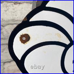 MICHELIN Enamel Sign 16.5x15.4 (42x39cm) Rare Vintage Service Car Tyres Signage MICHELIN Enamel Sign 16.5x15.4 (42x39cm) Rare Vintage Service Car Tyres Signage