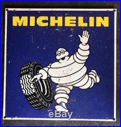 MICHELIN TYRES Genuine Vintage Enamel Sign