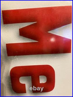 Melox the perfect dog food original enamel sign