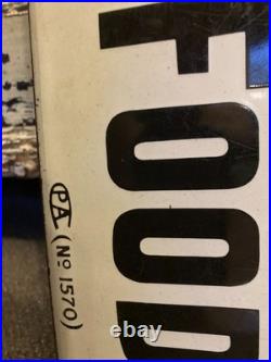 Melox the perfect dog food original enamel sign