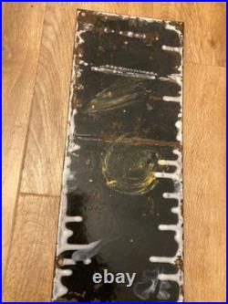 Melox the perfect dog food original enamel sign