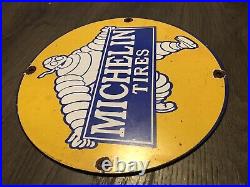 Michelin Vintage Style Tyres Sign Enamel Advertising Sign Garage Man Cave 12