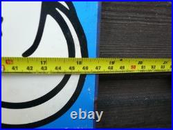 Michelin sign double sided, not enamel sign, classic car vintage petrol, barn find