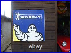 Michelin sign, not enamel sign, vintage sign WORLDWIDE SHIPPING