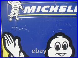 Michelin sign, not enamel sign, vintage sign WORLDWIDE SHIPPING