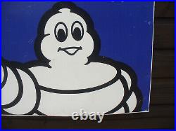 Michelin sign, not enamel sign, vintage sign WORLDWIDE SHIPPING