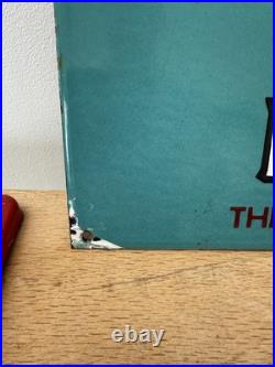 NESTLE MILK Swiss Enamel Sign / vintage kitchen / bar / farm Man Cave-shed