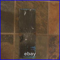NO SMOKING Enamel Sign. Original Vintage 18x6 Black on White