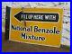 National_Benzole_Mixture_Double_Sided_Enamel_Sign_Vintage_Automobilia_Garage_01_wav