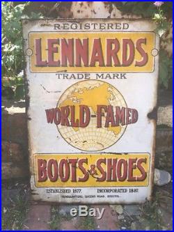 Old Advertising/ Enamel Sign/ Vintage Sign