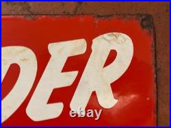 Old Vintage Antique Advert Enamel Sign Bike Shop Bicycle Tyre Tire Sign Roadfind