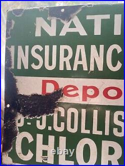 Old Vintage Enamel Sign