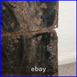 Old Vintage enamel Sign Spratts Dog & puppy Biscuits/spratts Mixed Bird Seed