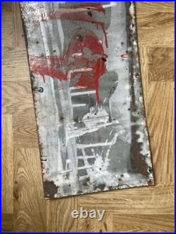 Old antique Enamel Advertising Sign Wills cigarettes tobacco vintage smoking