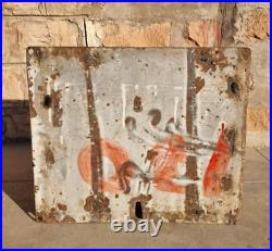 Original 1930's Old Vintage Rare Cigarette Porcelain Enamel Sign Board, LONDON